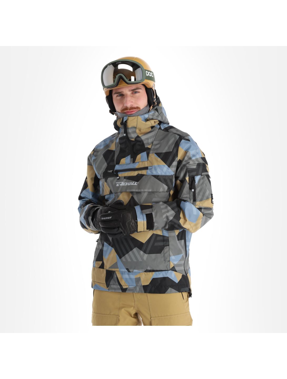 Rehall, Artois-R winter anorak heren camo mirage blauw 