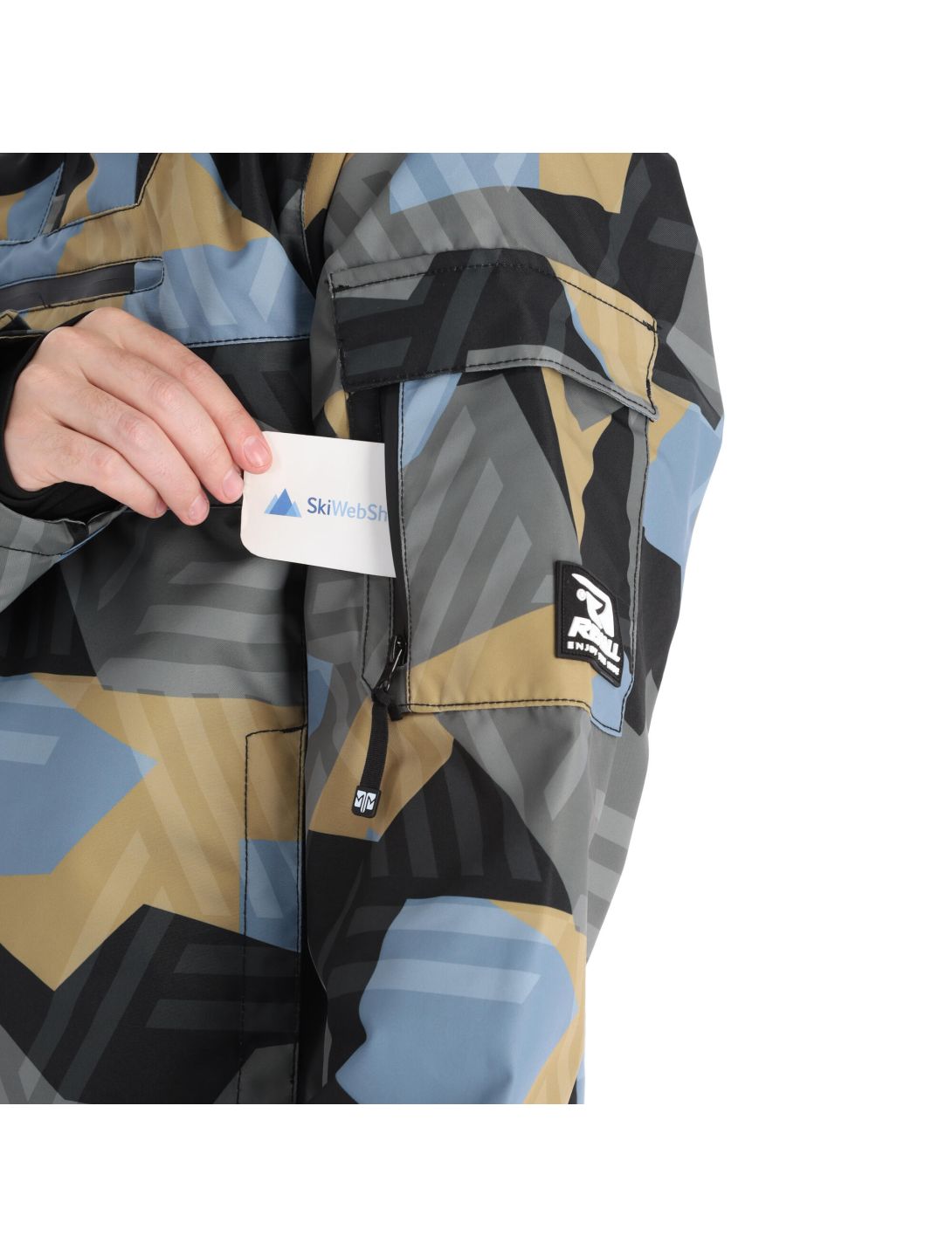 Rehall, Artois-R winter anorak heren camo mirage blauw 