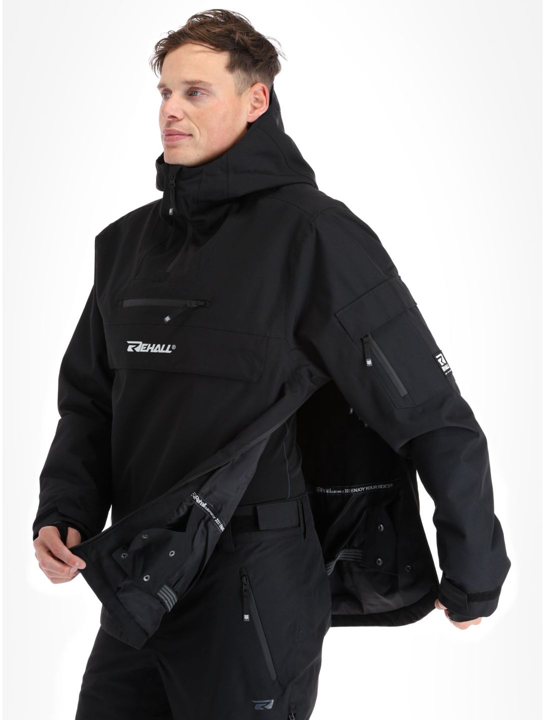 Rehall, Artrix-R winter anorak heren Black zwart 