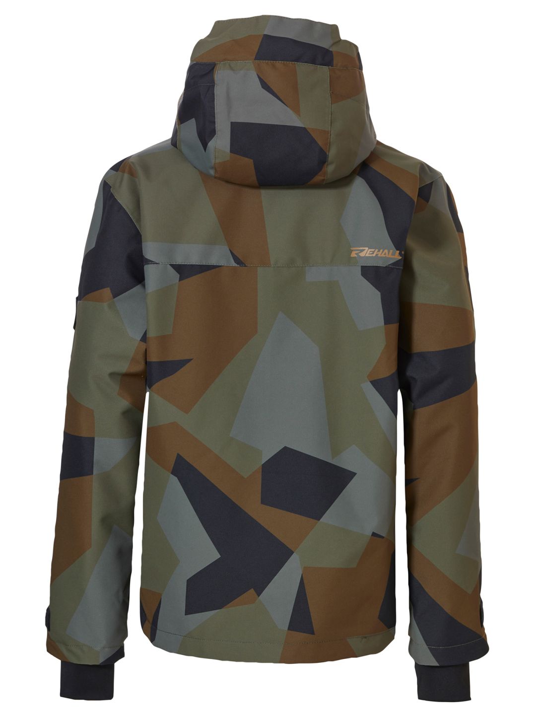 Rehall, Artrix-R-Jr. winter anorak kinderen Camo Olive groen 