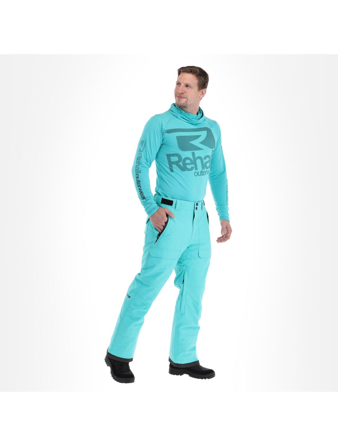 Rehall, Capital-R skibroek heren aqua blauw 