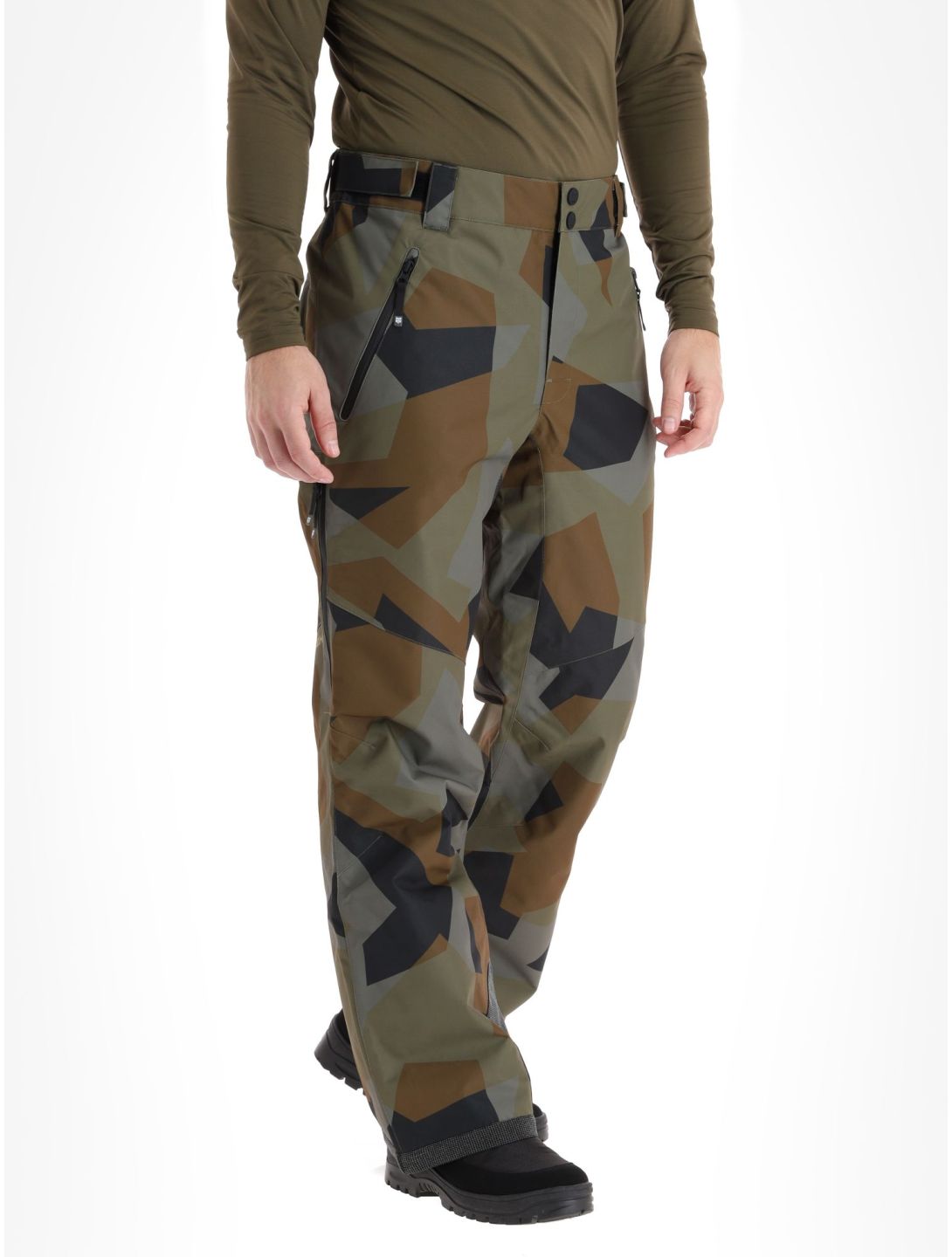 Rehall, Catamount-R skibroek heren Camo Olive grijs, groen, zwart 