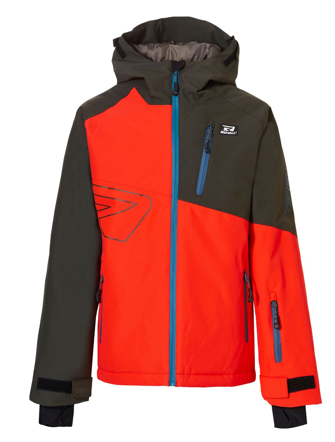 Rehall, Cravin-R ski-jas kinderen Flame Red grijs, rood 