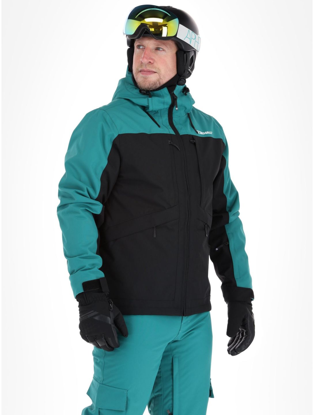 Rehall, Denver-R ski-jas heren Teal green blauw, zwart 