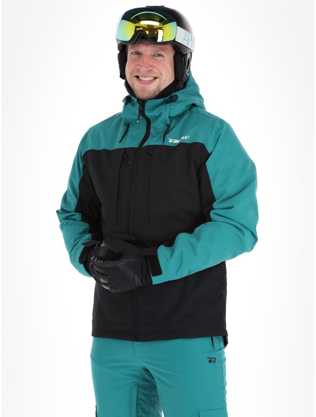 Rehall, Denver-R ski-jas heren Teal green blauw, zwart 