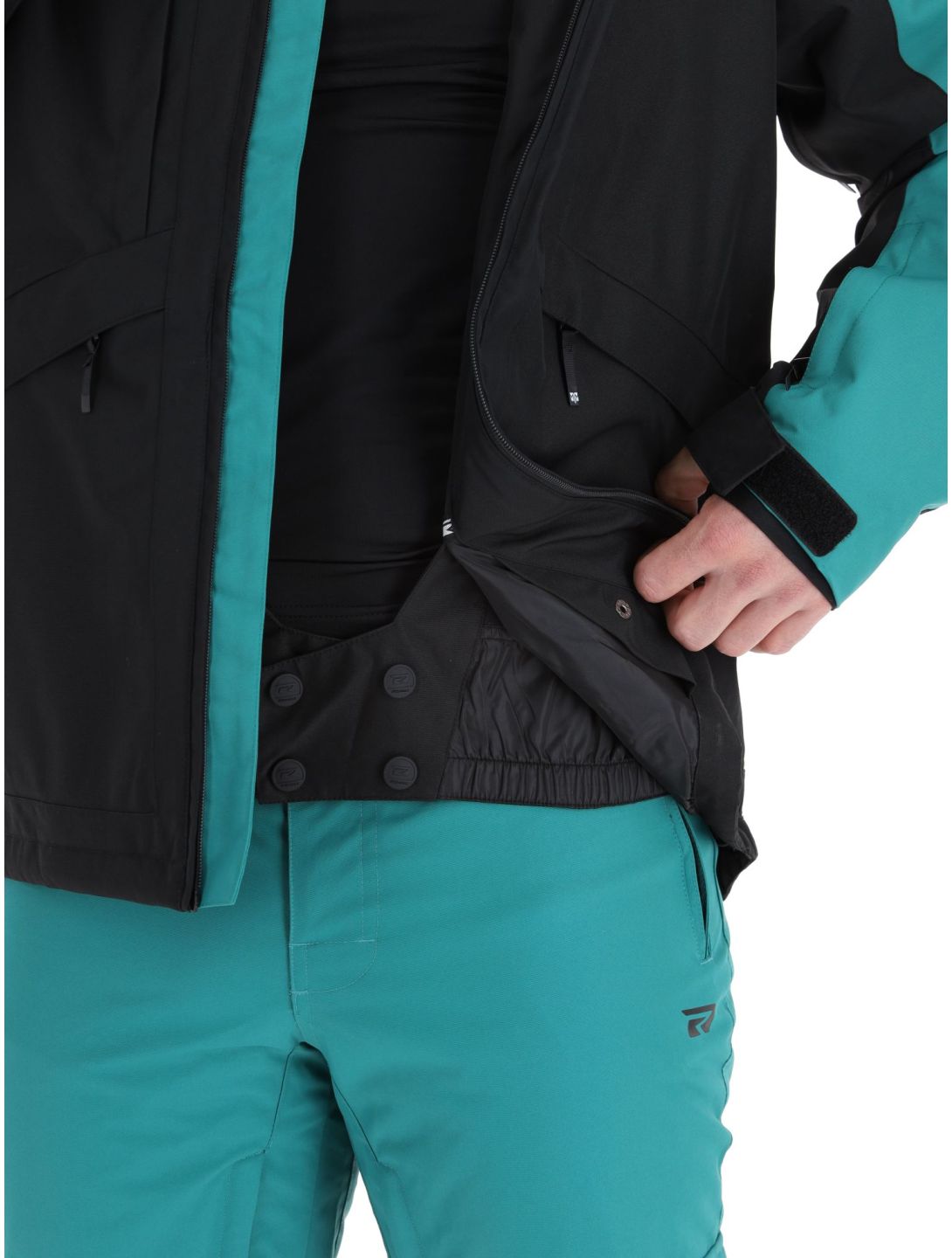 Rehall, Denver-R ski-jas heren Teal green blauw, zwart 