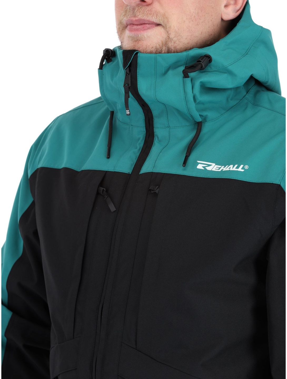 Rehall, Denver-R ski-jas heren Teal green blauw, zwart 