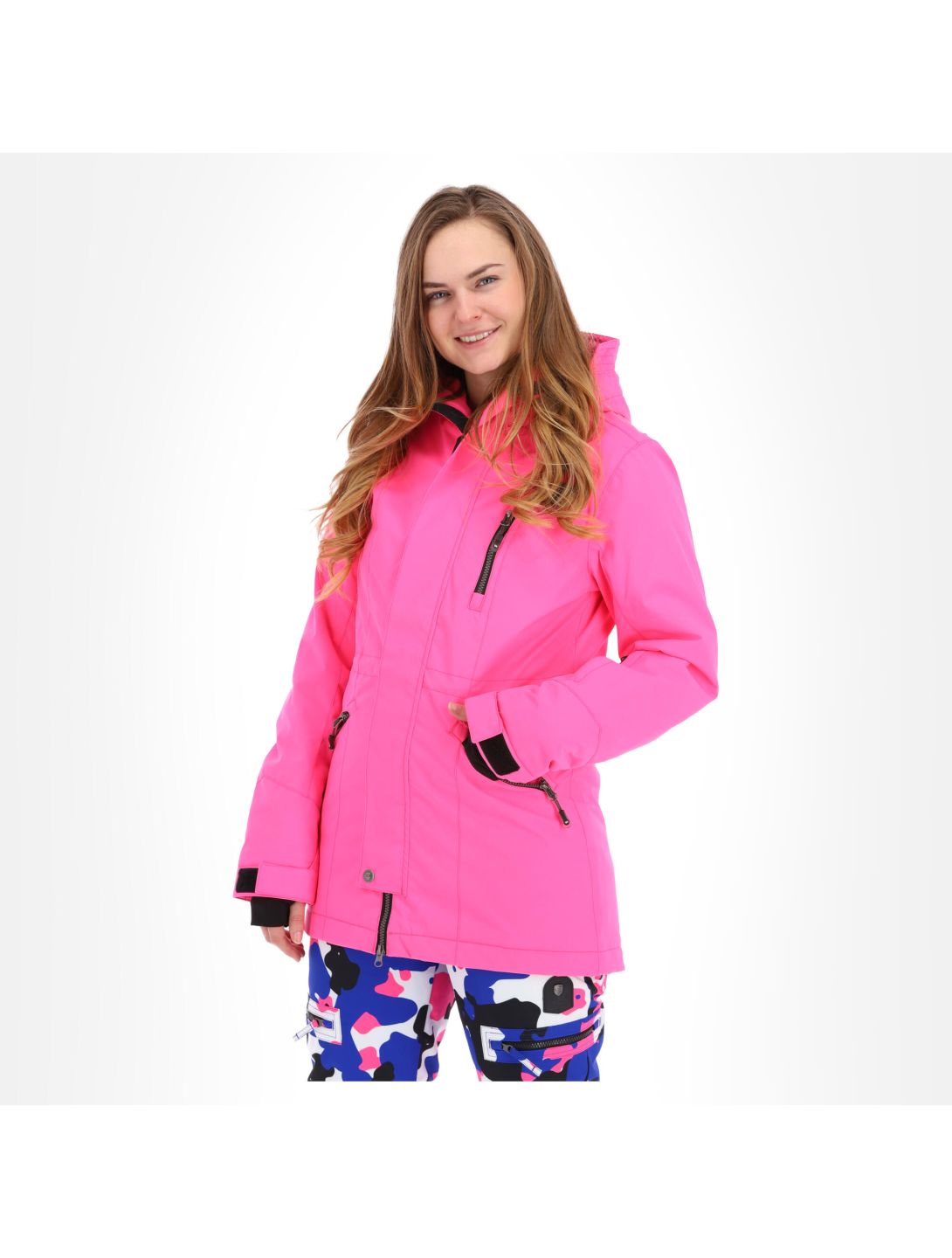 Rehall, Hayley-R ski-jas dames fluo Roze