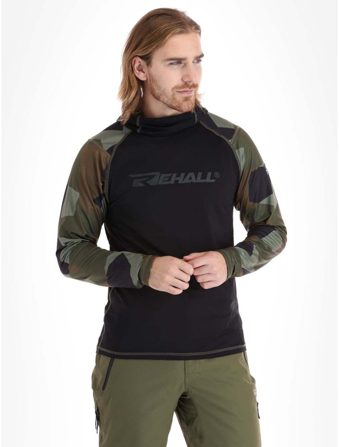 Rehall, Hoffa-R thermoshirt heren Camo Olive groen 