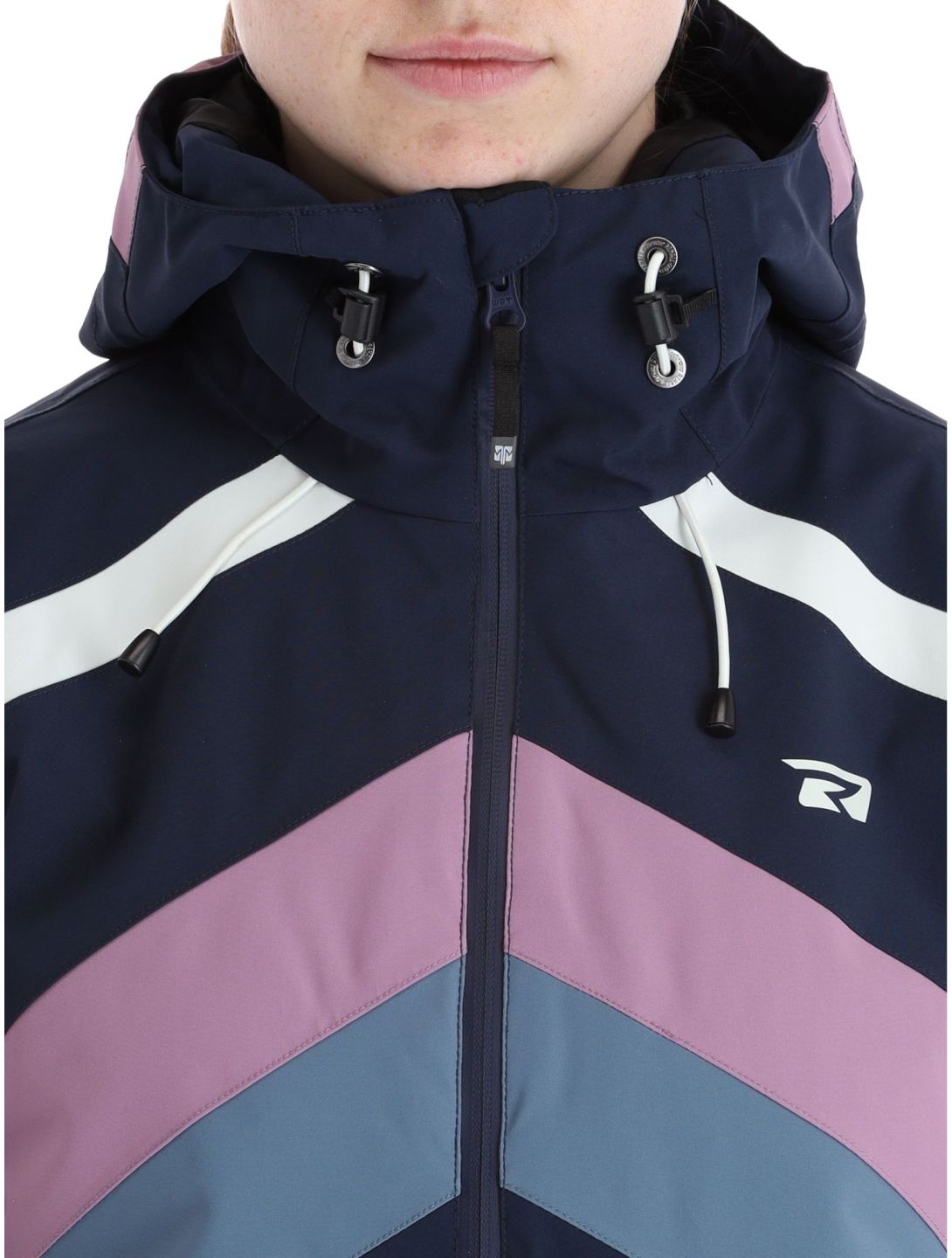 Rehall, June-R ski-jas dames Navy blauw, paars 