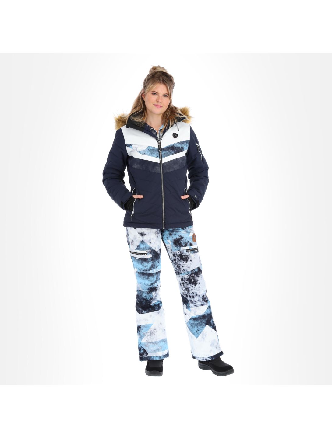 Rehall, Karina-R ski-jas dames navy Blauw