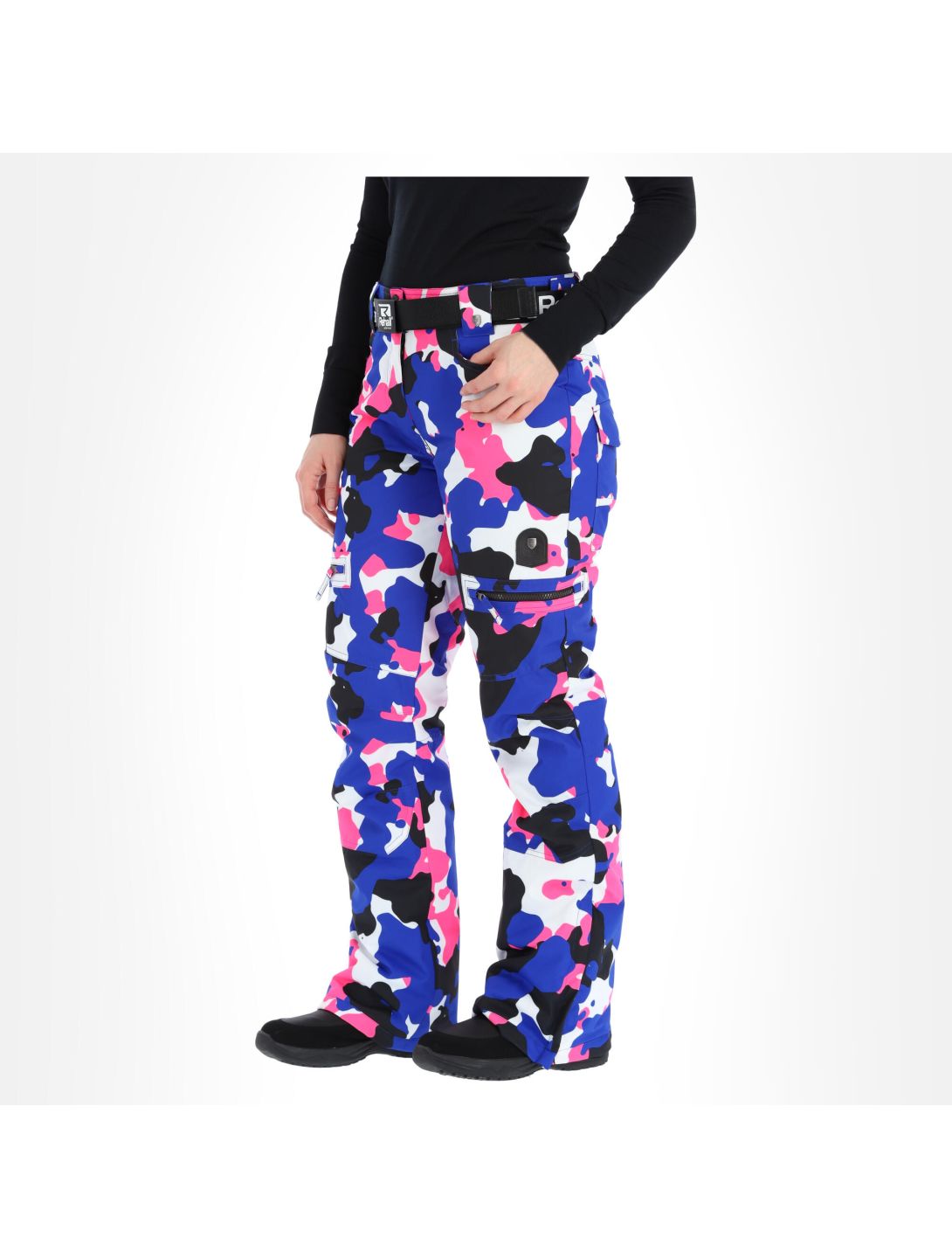 Rehall, Keely-R skibroek dames camo Roze