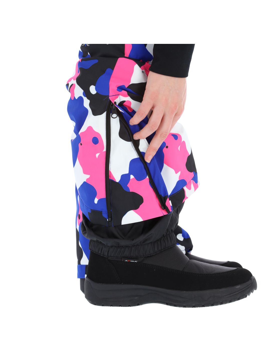 Rehall, Keely-R skibroek dames camo Roze