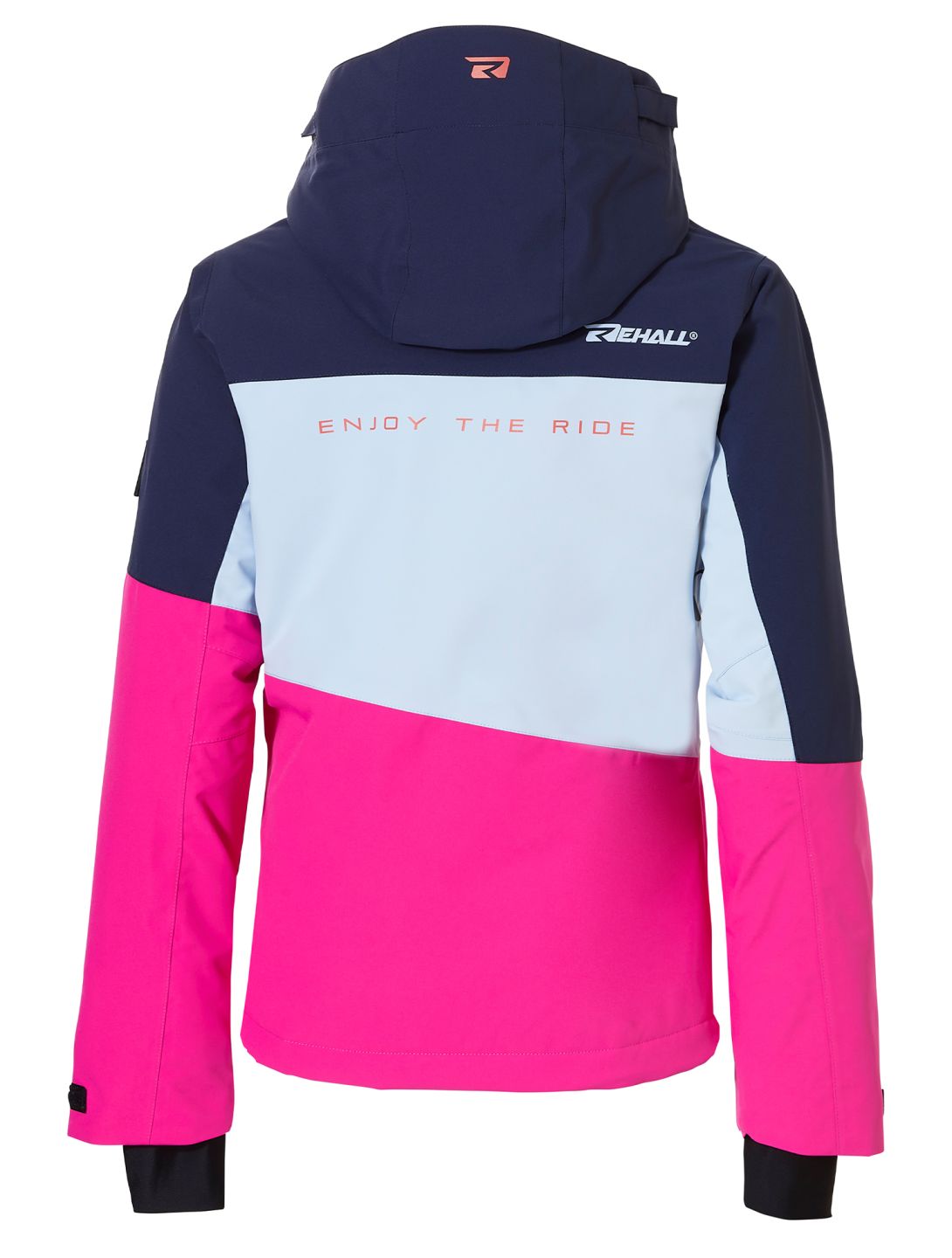 Rehall, Liv-R ski-jas kinderen Skyway blauw, roze 