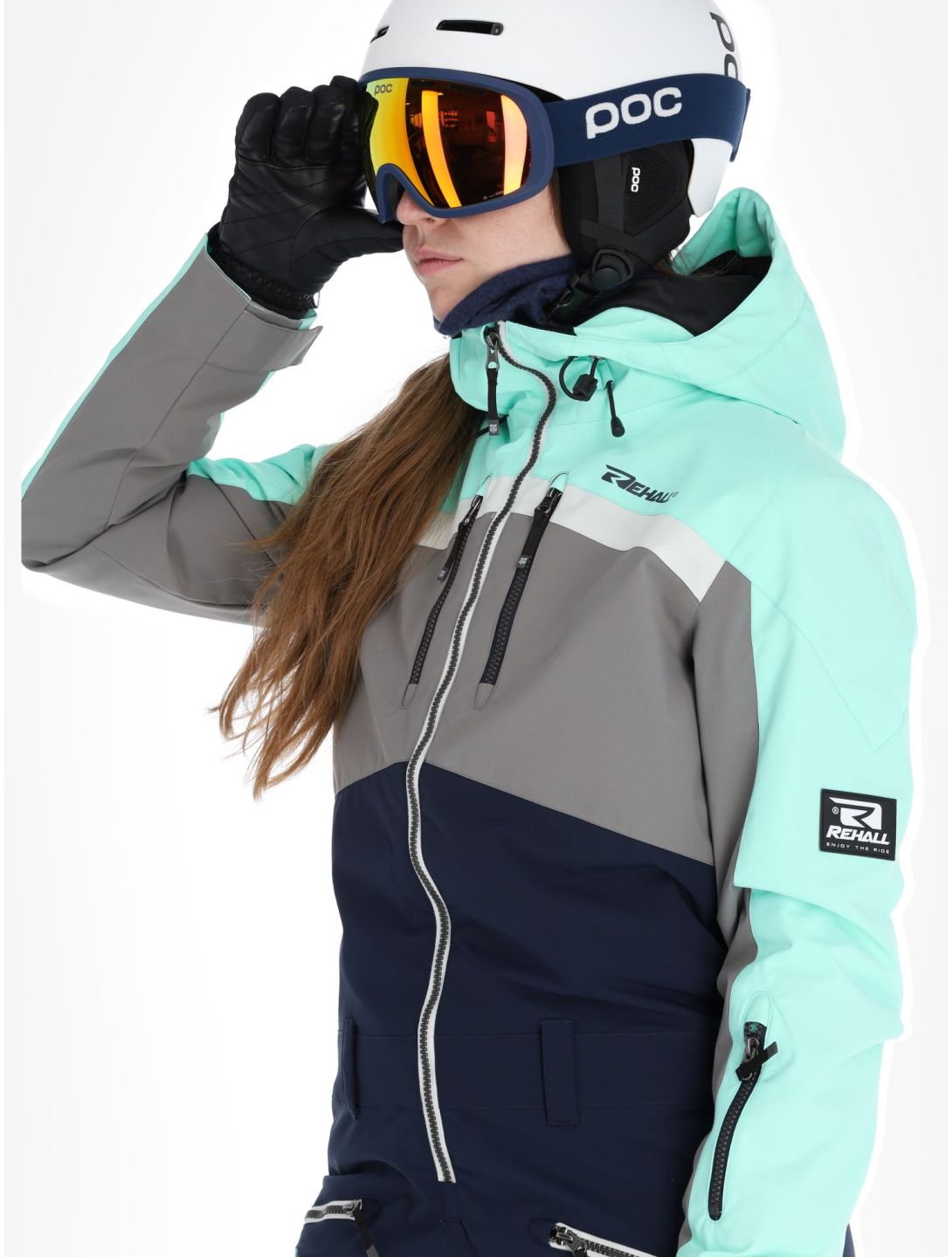 Rehall, Livia-R DA Ski-overall dames Navy Blauw 