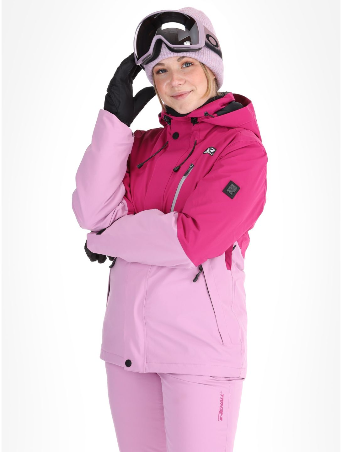 Rehall, Liza-R AA Jas gevoerd dames Smoky Grape Paars, Roze 