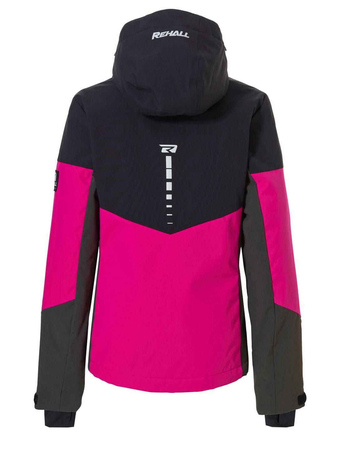 Rehall, Lou-R-Jr. ski-jas kinderen Brite Pink roze, zwart 