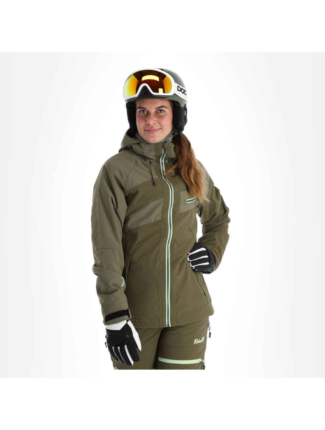 Rehall, Maus-R ski-jas dames dusty olive groen 