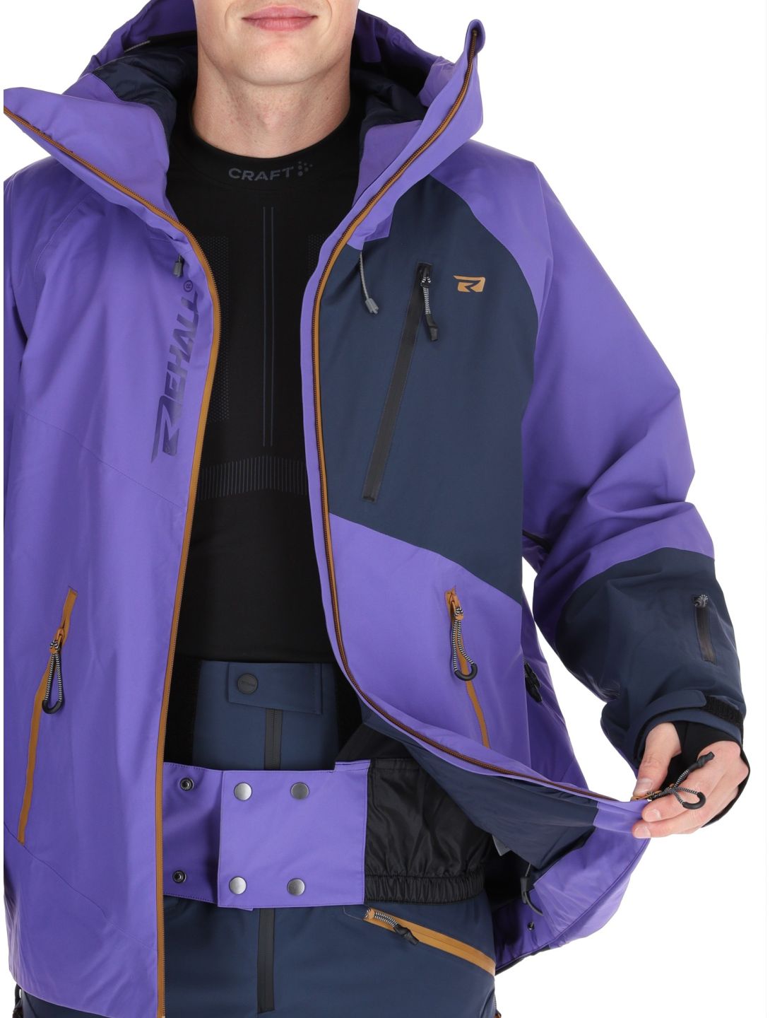 Rehall, Nevado-R ski-jas heren Purple paars 