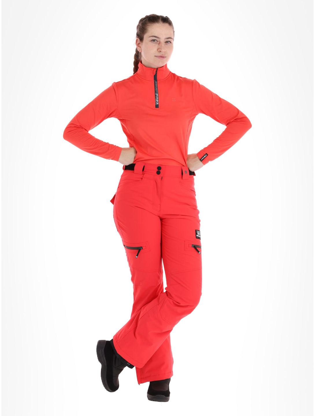 Rehall, Nori-R skibroek dames Hibiscus Red rood 