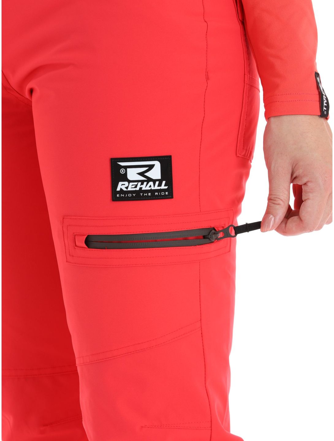 Rehall, Nori-R skibroek dames Hibiscus Red rood 