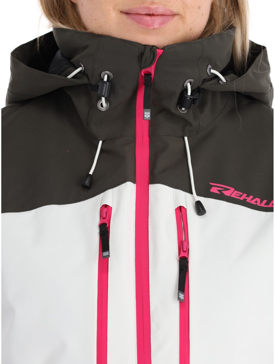 Rehall, Rome-R ski-jas dames Graphite grijs, wit 