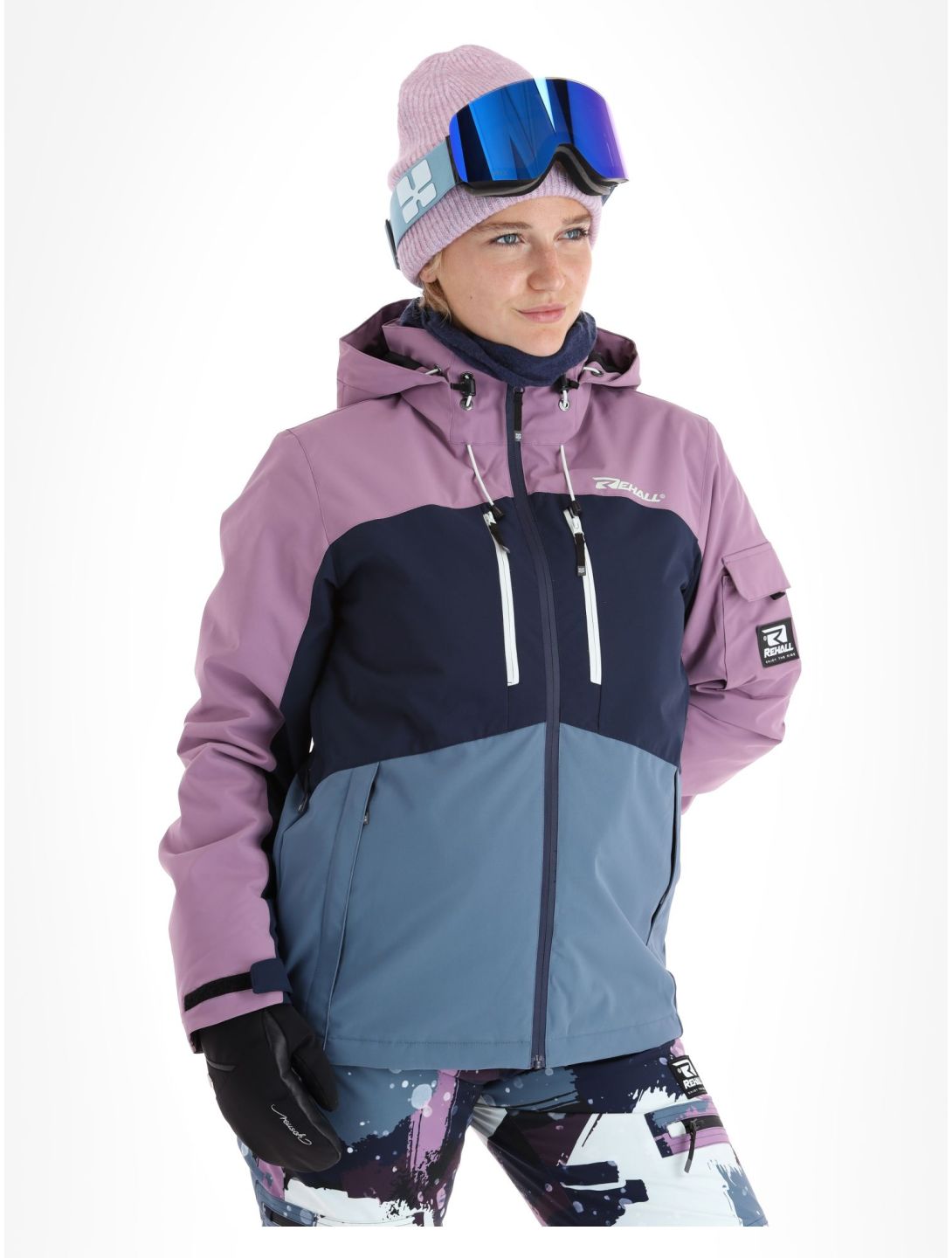 Rehall, Rome-R ski-jas dames Lavender blauw, paars 