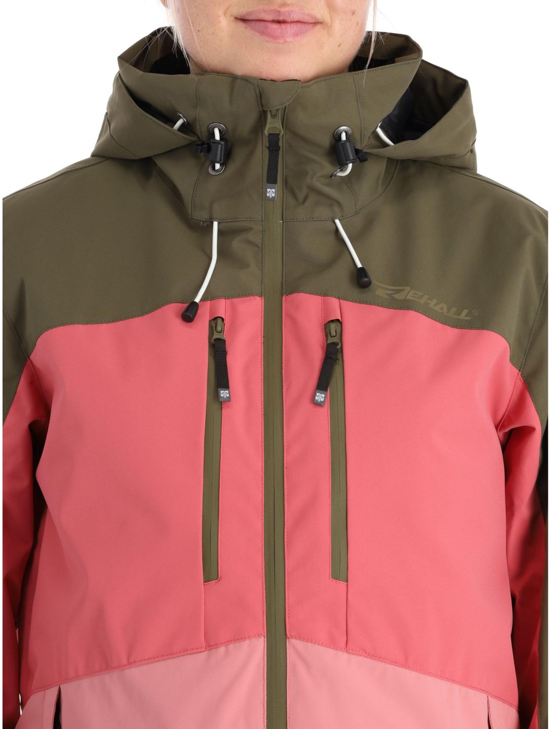 Rehall, Rome-R ski-jas dames Slate Rose groen, roze 