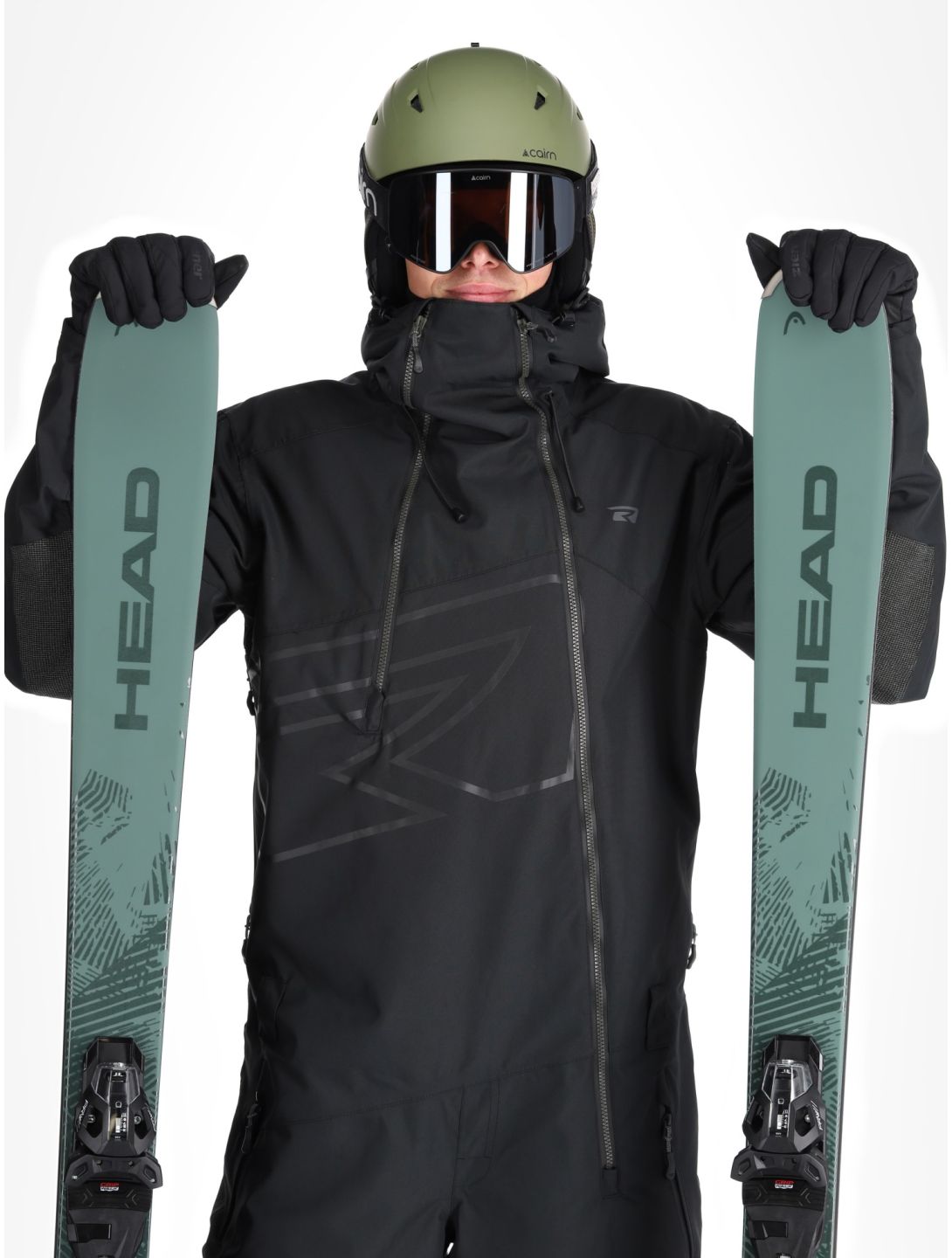 Rehall, Sidley-R DA Ski-overall heren Black Zwart 