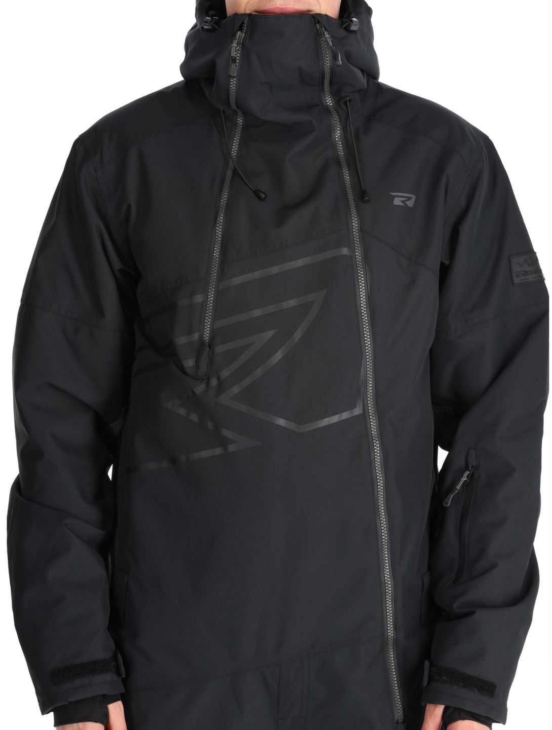 Rehall, Sidley-R DA Ski-overall heren Black Zwart 