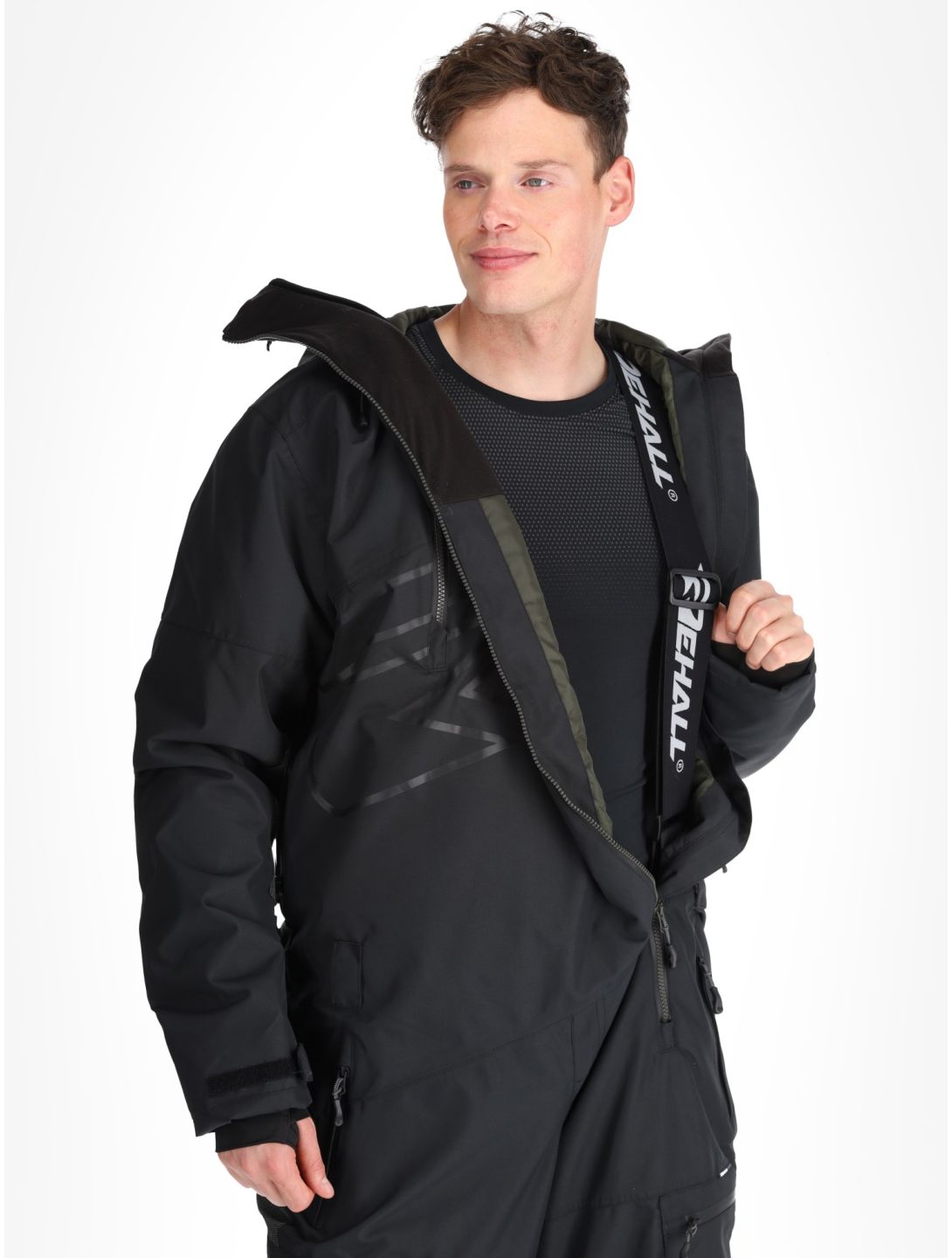 Rehall, Sidley-R DA Ski-overall heren Black Zwart 