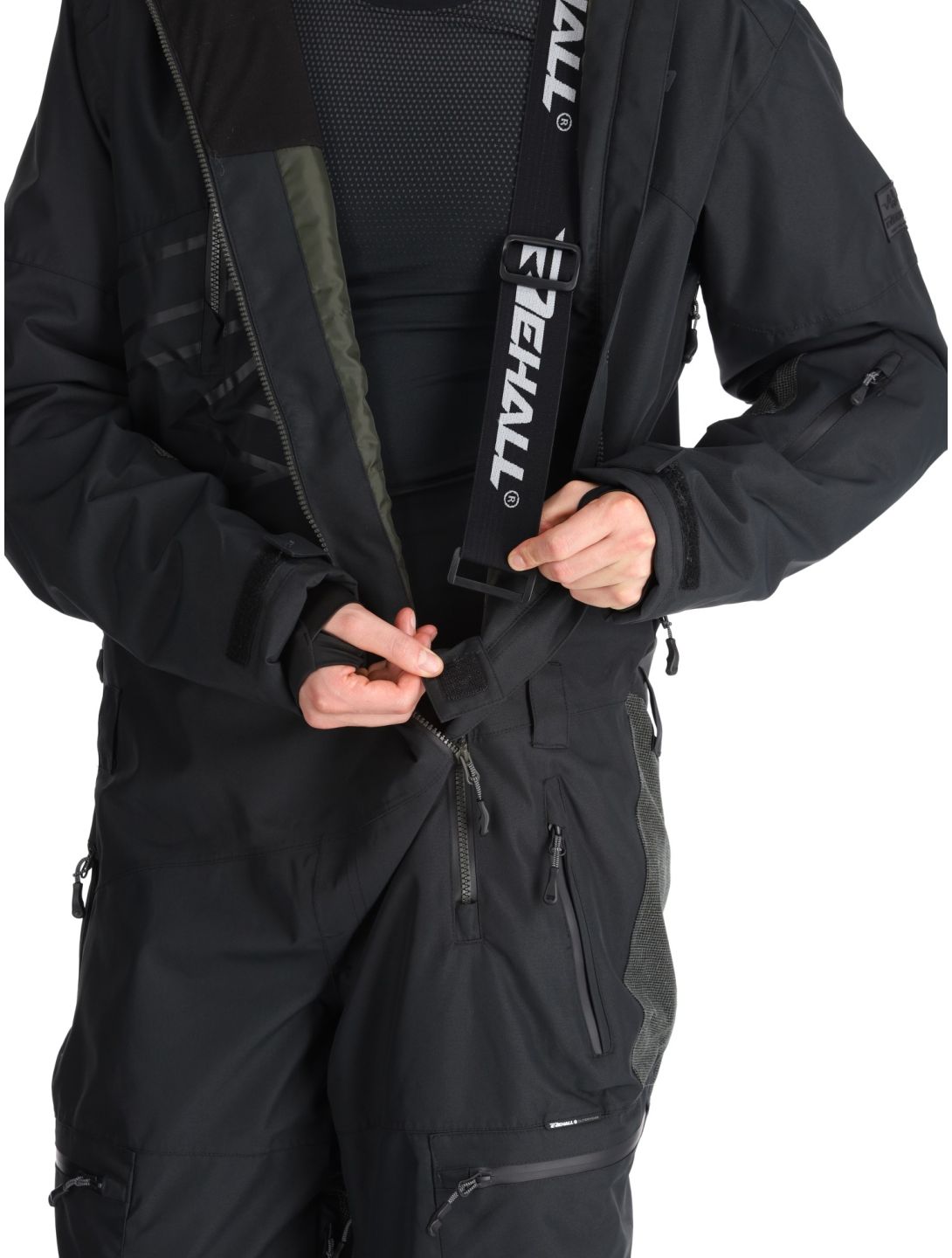 Rehall, Sidley-R DA Ski-overall heren Black Zwart 