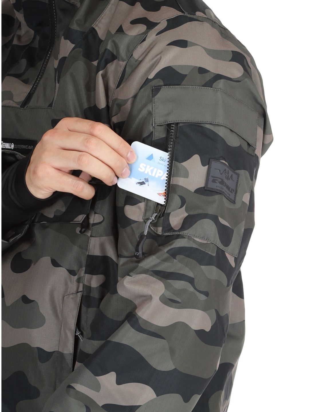 Rehall, Tabor-R AF Anorak heren Camo Black Zwart 