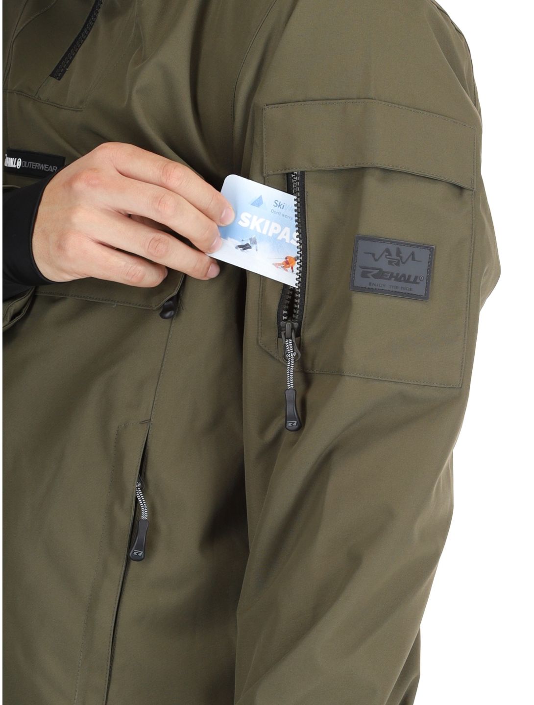 Rehall, Tabor-R AF Anorak heren Olive Groen 