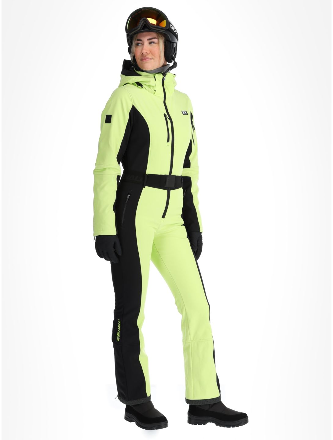 Rehall, Teddie-R DA Ski-overall dames Sharp Green Groen, Zwart 