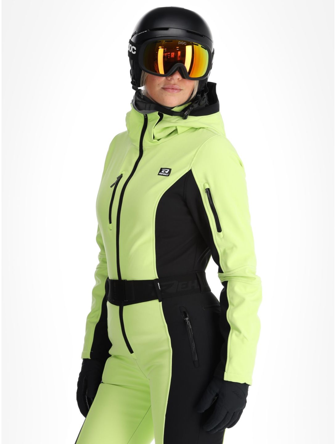 Rehall, Teddie-R DA Ski-overall dames Sharp Green Groen, Zwart 