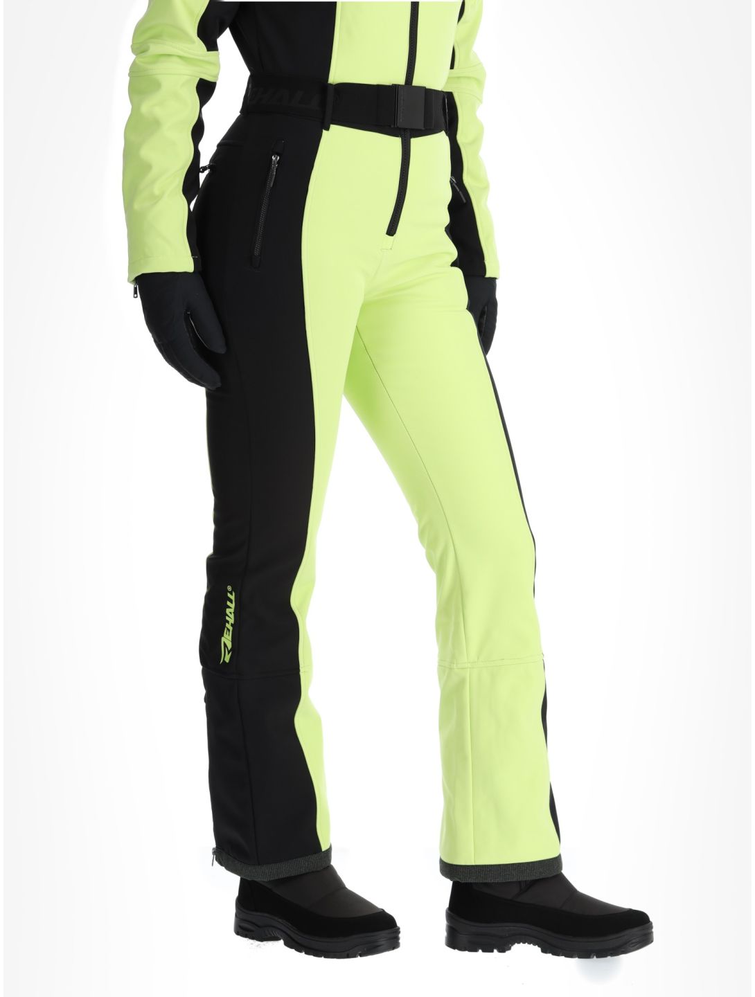 Rehall, Teddie-R DA Ski-overall dames Sharp Green Groen, Zwart 