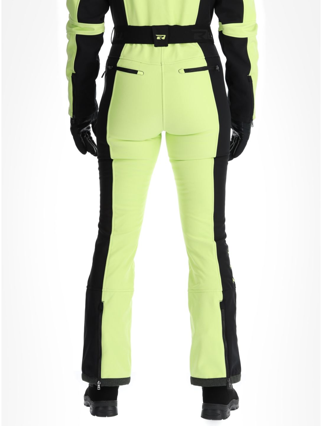 Rehall, Teddie-R DA Ski-overall dames Sharp Green Groen, Zwart 