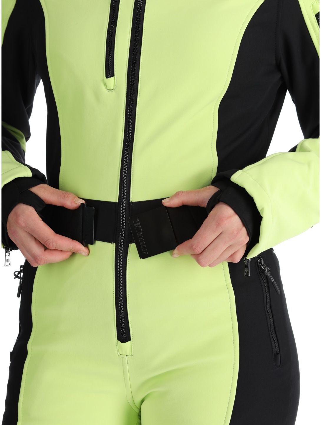 Rehall, Teddie-R DA Ski-overall dames Sharp Green Groen, Zwart 