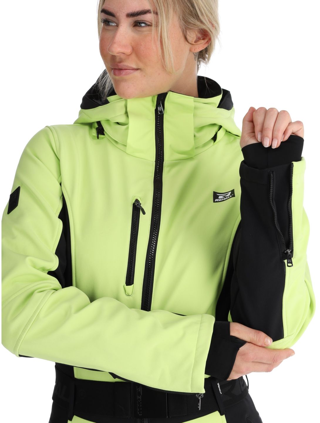 Rehall, Teddie-R DA Ski-overall dames Sharp Green Groen, Zwart 