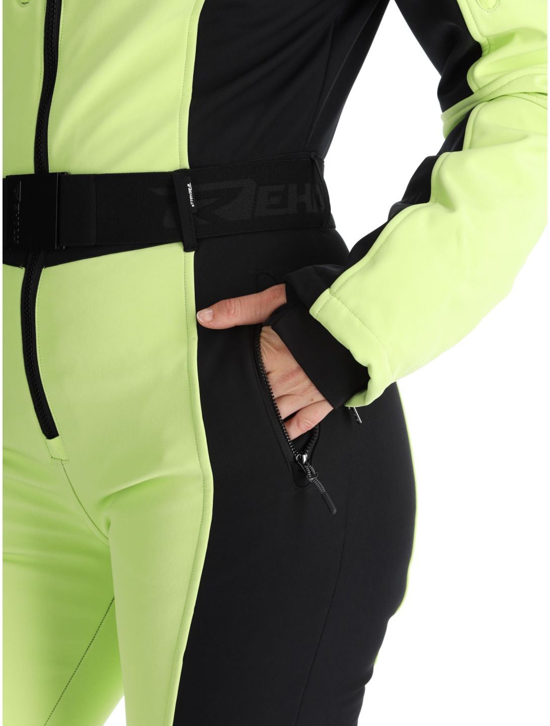 Rehall, Teddie-R DA Ski-overall dames Sharp Green Groen, Zwart 