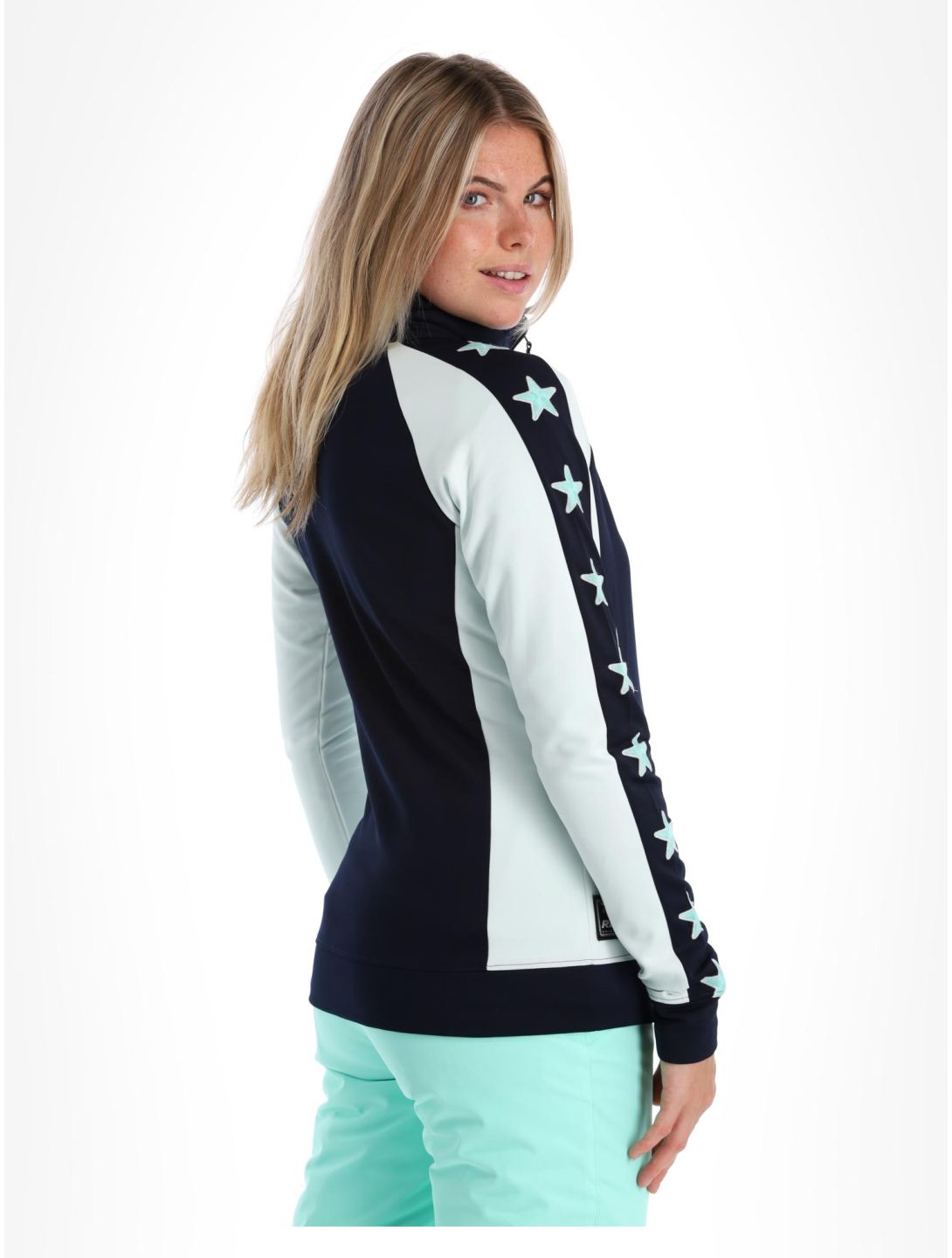 Rehall, Tess-R vest dames Navy blauw, wit 