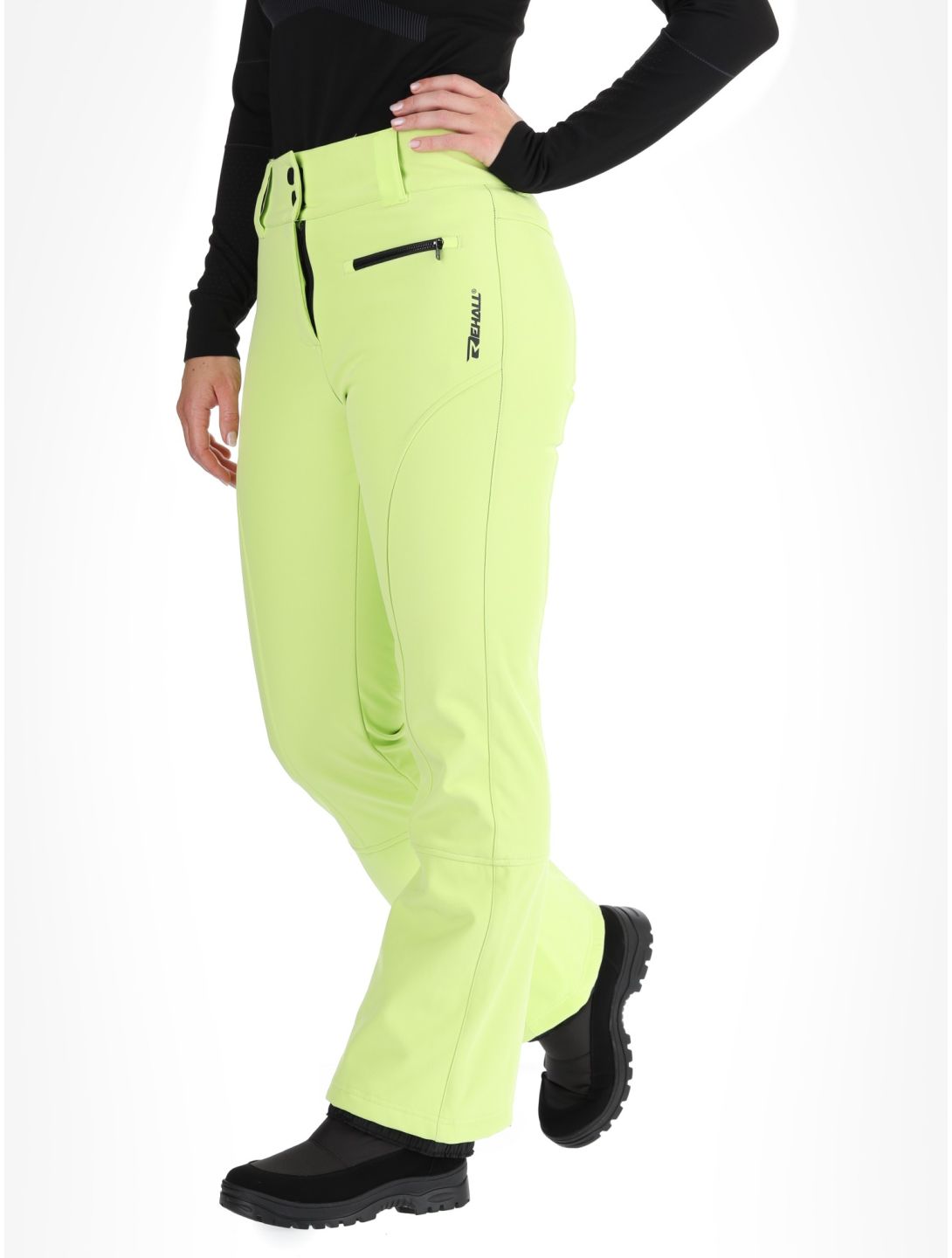 Rehall, Yves-R BC Skibroek Softshell dames Sharp Green Groen 