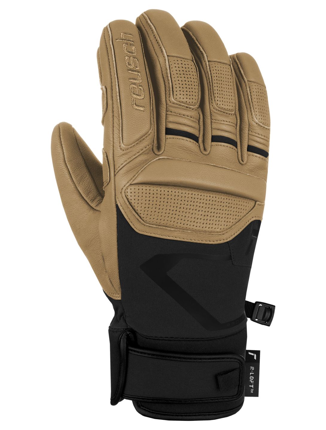 Reusch, Pro RC skihandschoenen heren Black / Tan bruin, zwart 