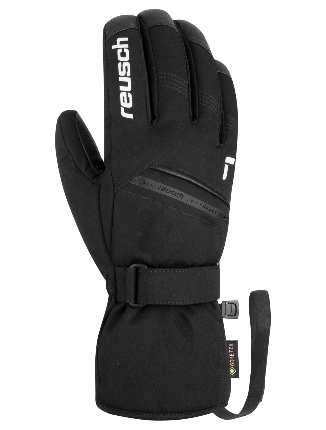 Reusch, Reusch Morris GORE-TEX skihandschoenen heren Black / White wit, zwart 