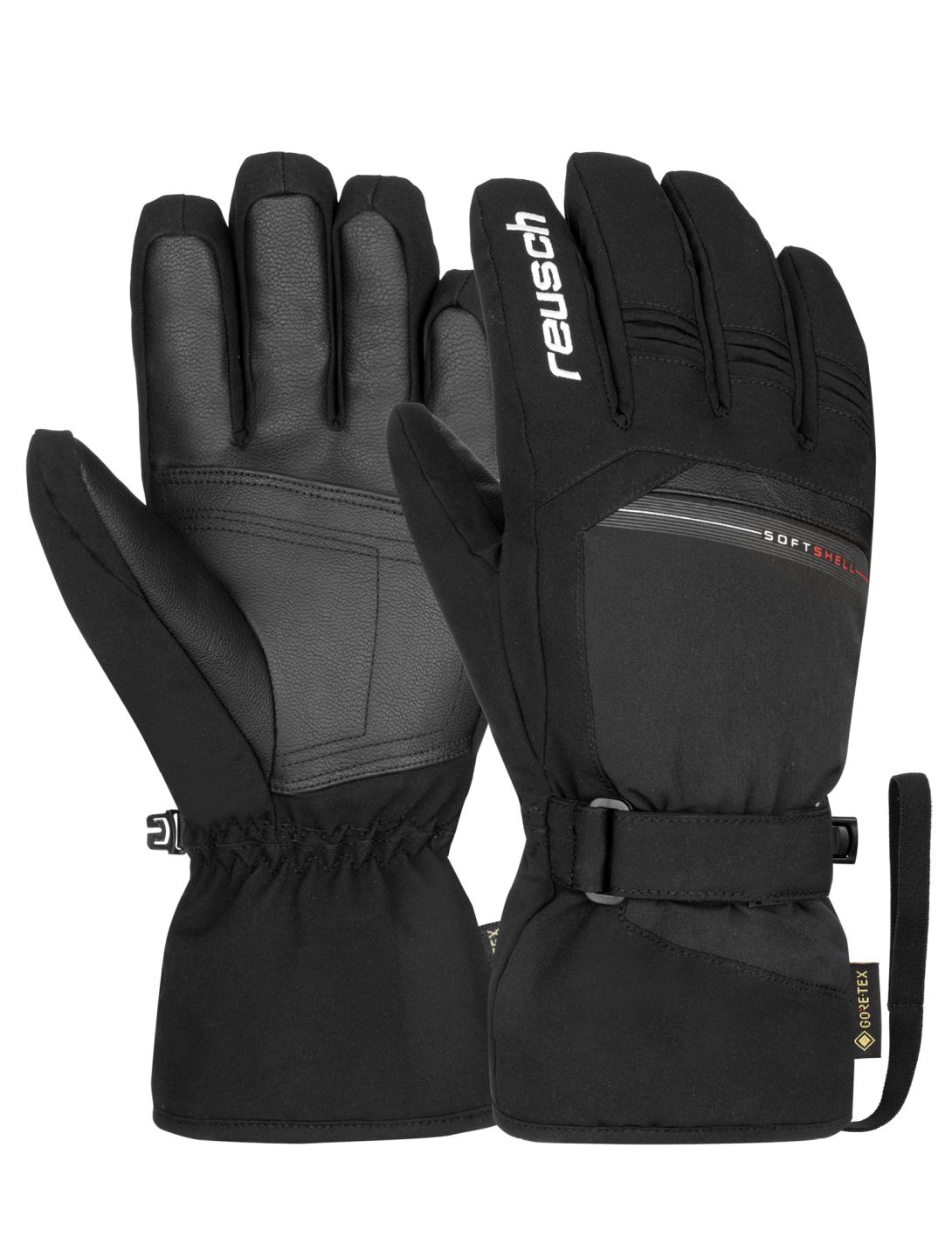 Reusch, Reusch Stanley GORE-TEX skihandschoenen heren Black / White wit, zwart 