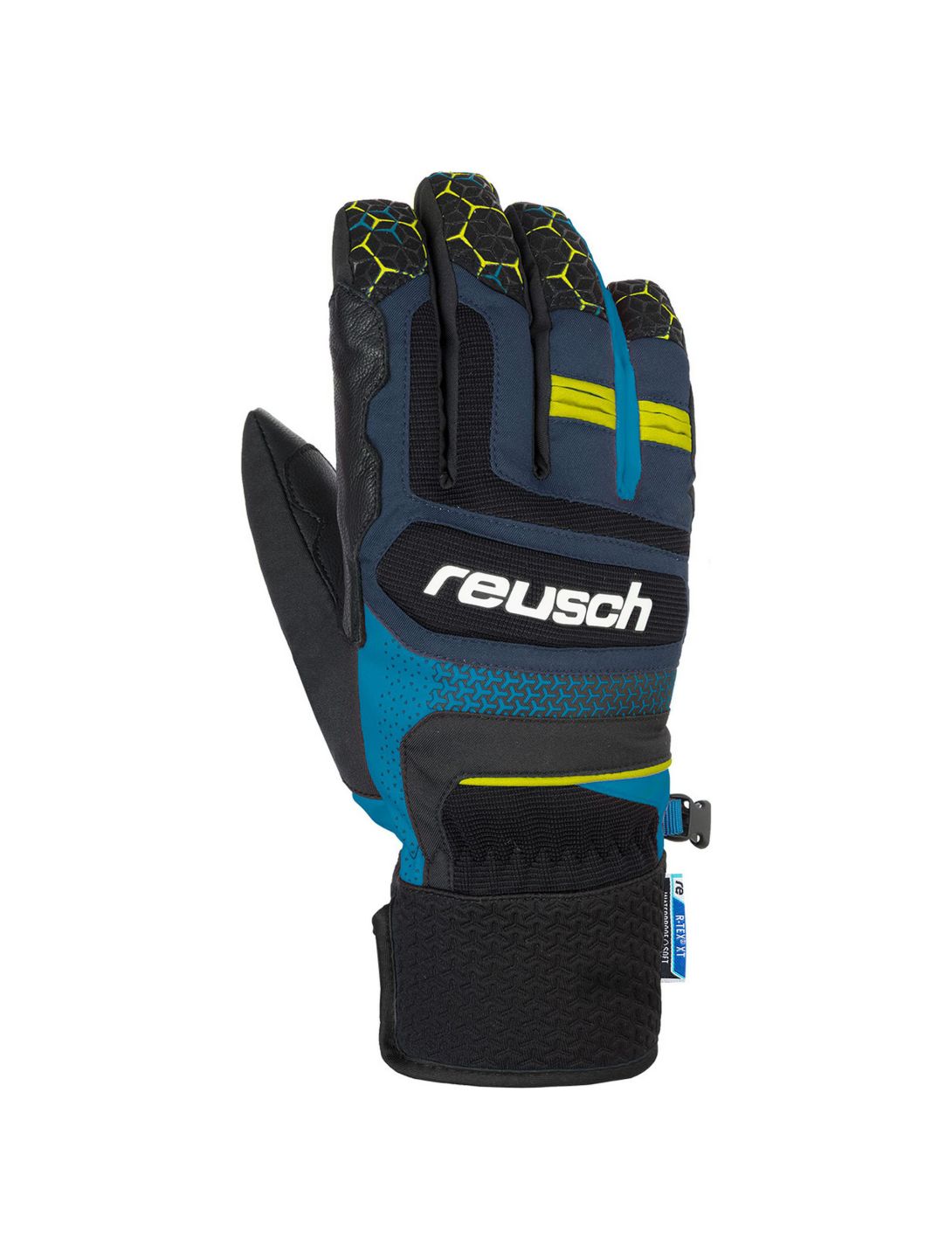 Reusch, Stuart R-Tex XT skihandschoenen unisex zwart, Blauw Geel 