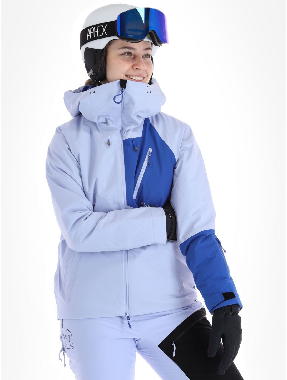 Rock Experience, Aiguille ski-jas dames Baby lavender / Surf the Web blauw, paars 