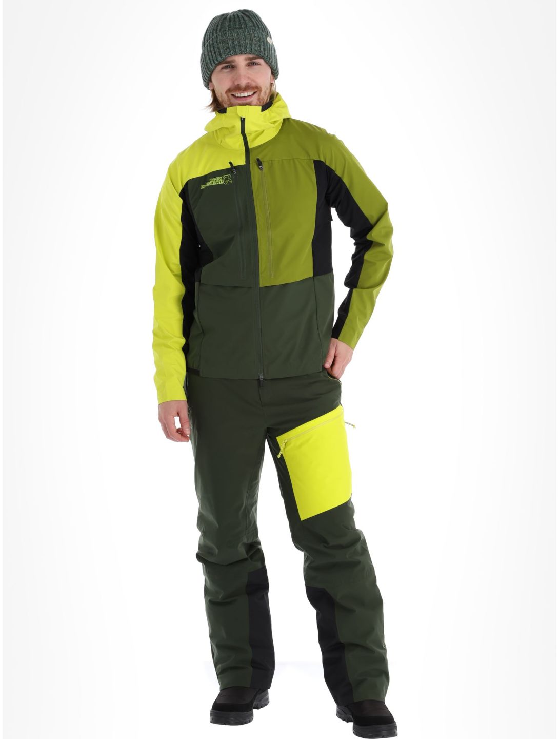 Rock Experience, Inuit Tech AC Softshell jas heren Kombu Green / Sulphur / Cardam Seed Grijs, Groen 