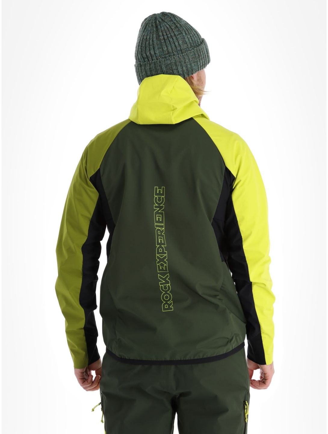 Rock Experience, Inuit Tech AC Softshell jas heren Kombu Green / Sulphur / Cardam Seed Grijs, Groen 